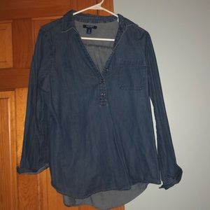 Denim style top from Old Navy (chambray)